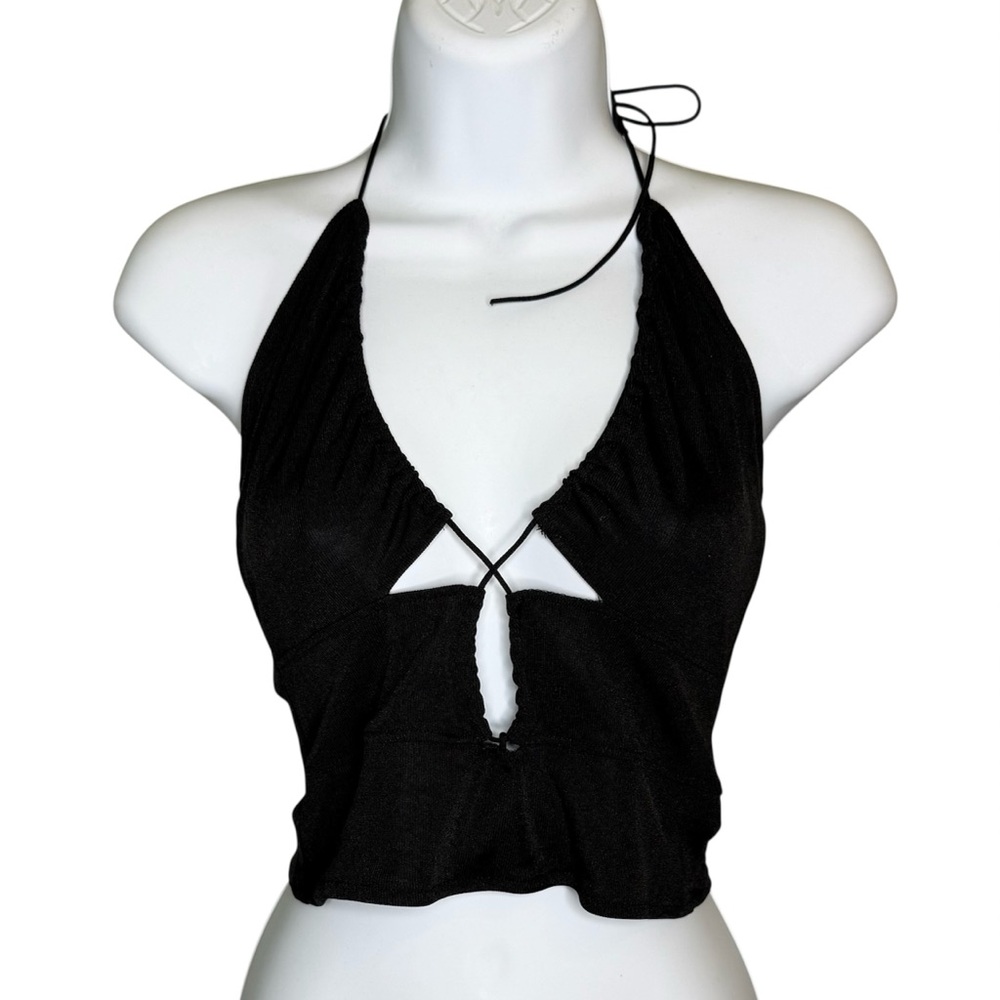 NWT H&M halter crop top size small